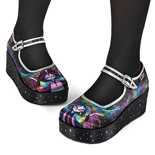 Image of Hot Chocolate Design Whimsical Women's Platform Mary Jane Shoes