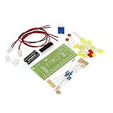 Divertido indicador de nivel de audio de 10 LED LM3915, kit de bricolaje electrónico de sonido, analizador de espectro de audio, módulo de suite
