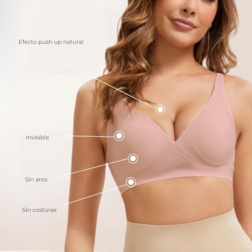 Sostenes de mujer sin costuras para el día a día: comodidad total sin aros y discreción absoluta 3