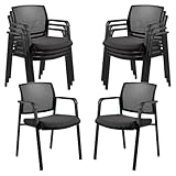 CLATINA Mesh Back Stacking Arm...