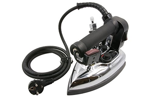 Silver Star 220 Volt Steam Irons - Gravity Feed Hanging Bottle Steam Irons with Non-Stick Laminate Sole Plate & Demineralizer Cartridge (ES-85 220V) - Image 2