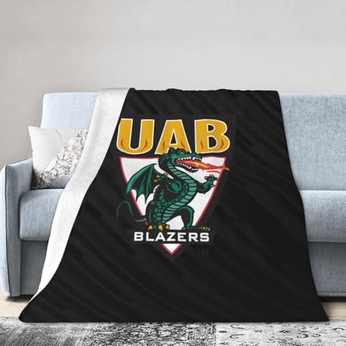 UAB Blazers Ultra-Soft Micro Fleece Blanket Soft Comfortable Flannel Blanket