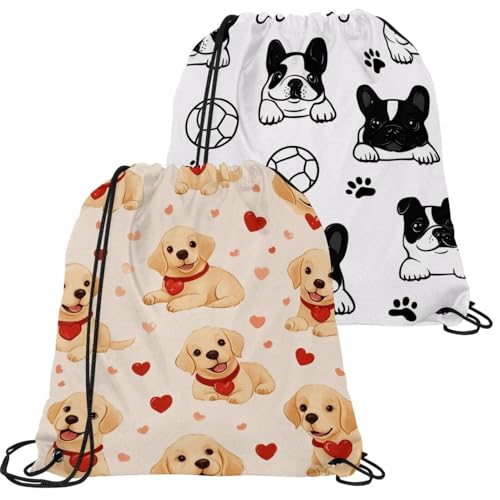 Sac cordon Golden Retriever imperméable anti-pluie pour le sport