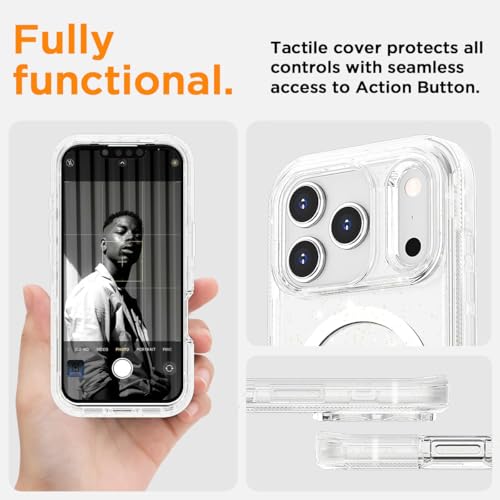 AICase for iPhone 17 Pro Max Case Clear with Magsafe Heavy Duty Drop Protection Full Body Rugged Shockproof/Dust Proof Triple Layer Transparent Military Protective Tough Durable for 17 ProMax 6.9\"_2 - Thumbnail 6