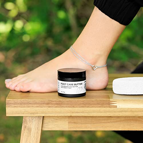 Ora's Amazing Herbal Foot Care Butter, Heel Balm, Foot Balm, Repair Cream For Dry Cracked Heels & Feet, Lavender, Tea Tree & Peppermint, 100% Recycled Plastic, Virgin Plastic Free,, 2 Oz #TOP2