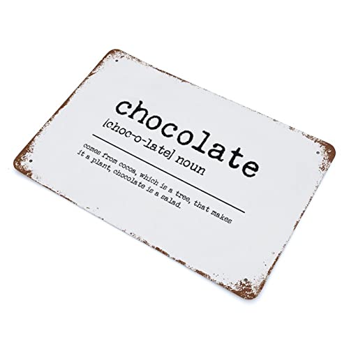 Plaque métal Chocolate pour décoration murale de bar - 3