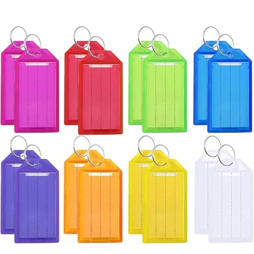 Plastic keychain labels pour étiqueter vos bagages de voyage à l'aéroport et hôtel