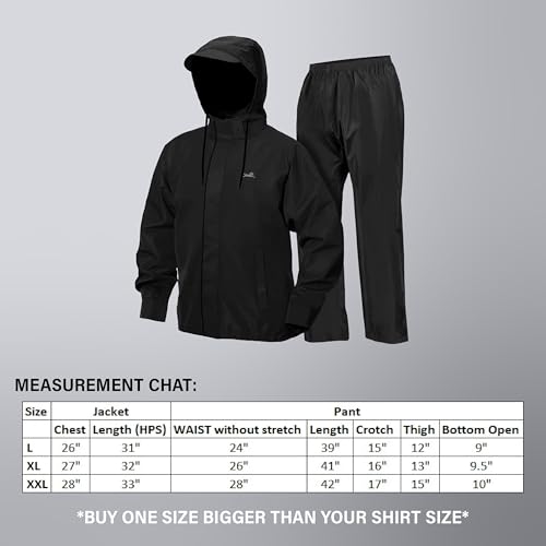 Image of TVS Unisex Double Layer Polyester Raincoat with Pant and Adjustable Drawcord for Hoodie