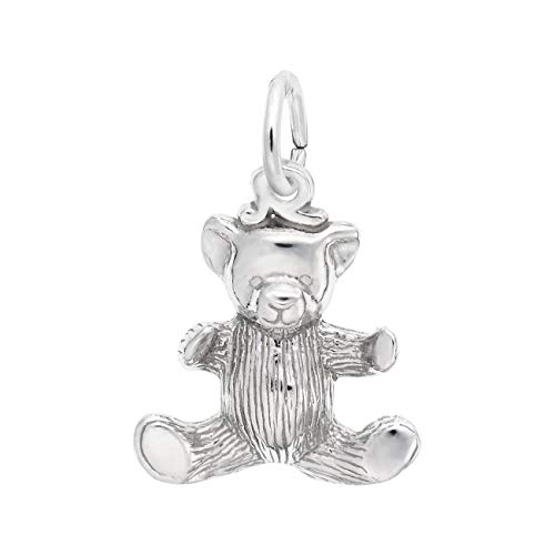 Sterling Silver Small Teddy Bear Charm