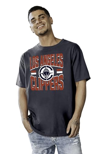 Los Angeles Clippers NBA Officially Licensed T-Shirt Ringspun Bold Team Color, Medium
