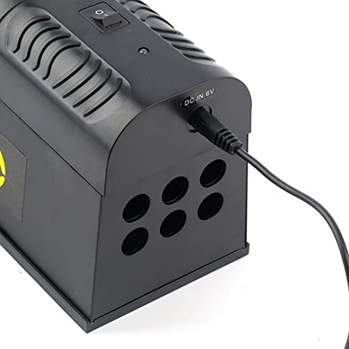 Trampa Electrónica para Ratas 8000V Extra Grande, Mata Ratones Interior Exterior, Zapper Eléctrico Potente, Repelente Humano de Roedores, Control de Ratas y Ratones