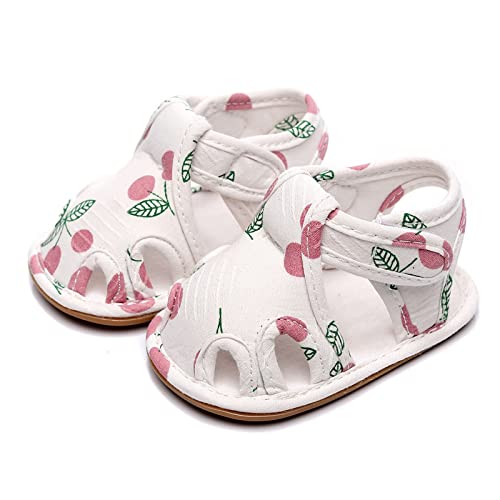 Infant Toddler Shoes Soft Sole Non Slip Toddler Floor Shoes Fruit Cherry Print Sandals Water Shoes for Big Boys3