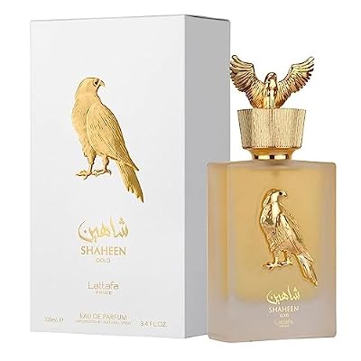 Pride Perfume for Men & Women | Eau De Parfum | Long Lasting | Scent Blended with Oud & Musk Fragrances (Shaheen Gold Perfume, 100ml Pack of 1)