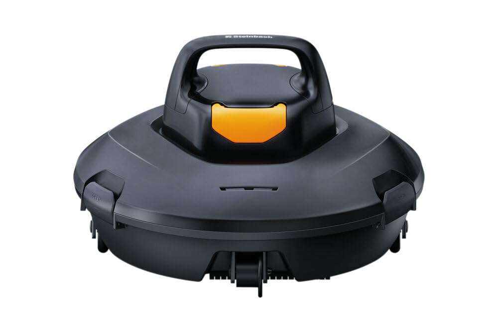 Steinbach Poolrunner ONE RXB 150 | Akku-Poolroboter für Becken bis 15 m² | 110 Min Laufzeit | 180 μm Ultrafeinfilter | für kristallklares Wasser | kompakt & effizient | für Salzwasser geeignet
