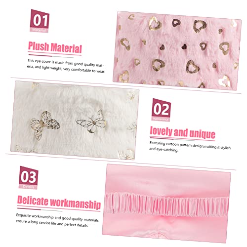 Cabilock 2 Pçs Máscara De Dormir De Lado Tapa-Olho Para Dormir Venda Para Olhos De Viagem Viseira De