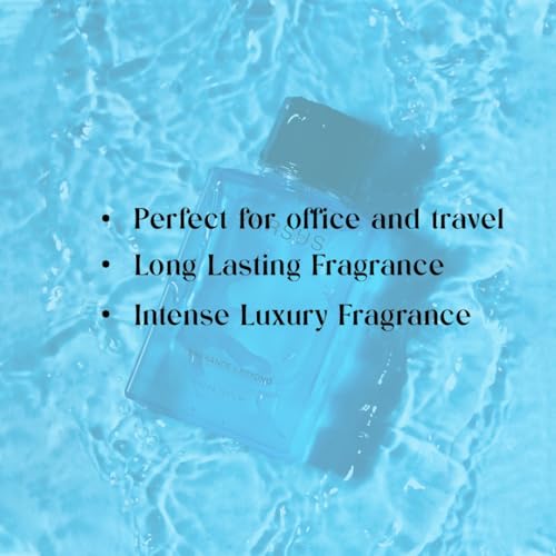 Image of Fragrance & Beyond Ombre Eau de Parfum & Versus Luxury Eau De Parfum for Men - 100 ml | Intense & Long-Lasting Scent | Fresh Aqua, Woody, Musk & Amber Notes | Best Luxurious Gift for Men