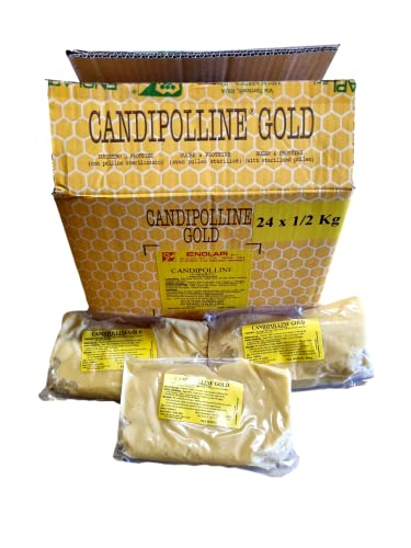 Beekeeping Supplies UK Ltd - Candipolline Gold - 3 x 500g Packs of Candipolline - A total of 1.5kg - excellent date - May 2027 +MBK