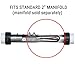 Replacement Flo-Thru Hot Tub Spa Heater Element: 5.5kW or 4kW - Flow Through