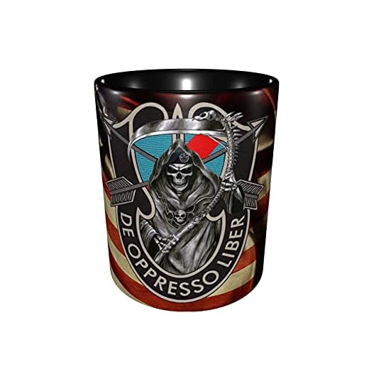 Special Forces De Oppresso Liber färgskiftande mugg i himlen rolig keramisk morgonmugg tecknad anime spel kaffe mjölk te mugg