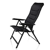 your GEAR Sovana 3D – Gartenstuhl klappbar XXL Hochlehner – Campingstuhl extra breit – 160 kg belastbar – 3D Mesh Bezug Quick Dry Polsterung – 6-Fach verstellbar – ergonomisch & wetterbeständig
