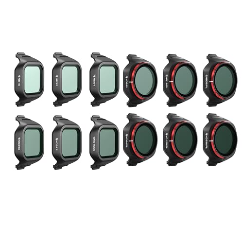 Image of Freewell 12 Pack ND, ND/PL, and Glow Mist1/4 Filters Bundle Compatible with Mini 5 Pro