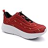 Laforst Womens Non Slip Running Shoes Water Resistant Platform Fashion Upper, red, 6 UK #4