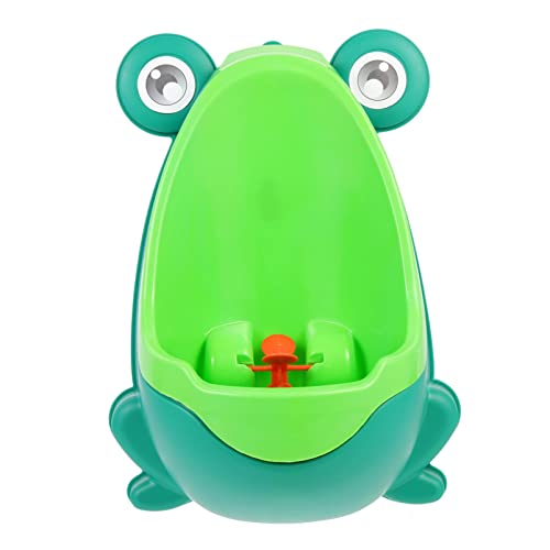 LEDMOMO 子供用トイレトレーニング 小便器 おまる カエルデザイン アンチスリップ 男の子向け 笑顔を誘う設計 取り付け簡単 旅行にも