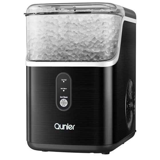 Fabricadora de hielo nugget portátil 33lbs diaria miniatura 5