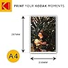 KODAK Picture Paper - Papier Photo Brillant, Pack de 50 Feuilles, Format A4 (21x29,7cm), 180g/m², Idéal pour Impressions Jet d'Encre, Couleurs Éclatantes et Contraste Élevé, Finition Haute Qualité
