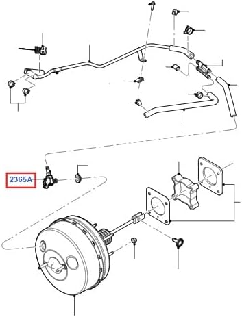 Miniatura 3 de 09-17 Ford F-150 OEM Booster Válvula de retención unidireccional sin retorno DL3Z2365A