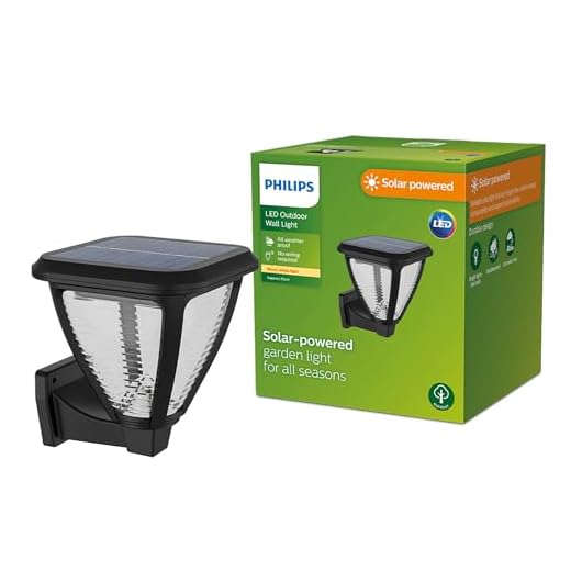 Philips Lighting Aplique Pared Exterior, Negro