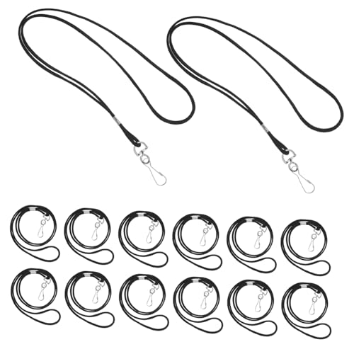 Cordons lanières tressées pour badge identité sangle légère école bureau événements 100pcs
