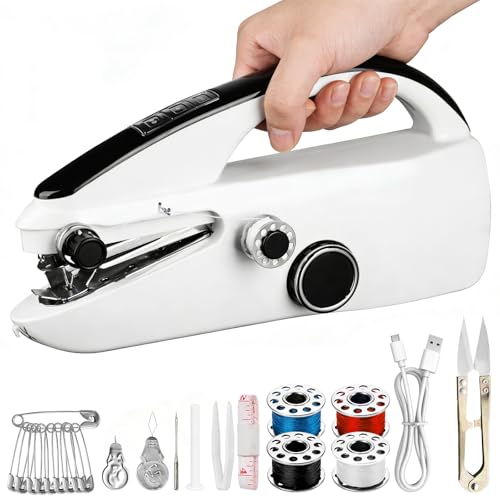 Handheld Sewing Machine, Portable Mini Sewing Machine for Beginners Adults,