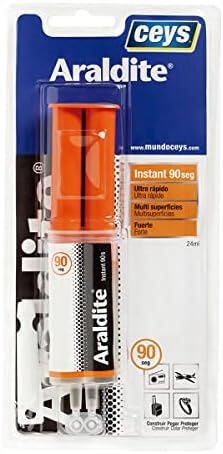 Ceys - Quick Araldite 90 seconds - Multi surfaces - 24 ML syringe