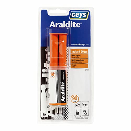 CEYS CE510401 ARALDIT RAPIDO 90 Segundos JERINGA 24ML, El embalaje puede variar