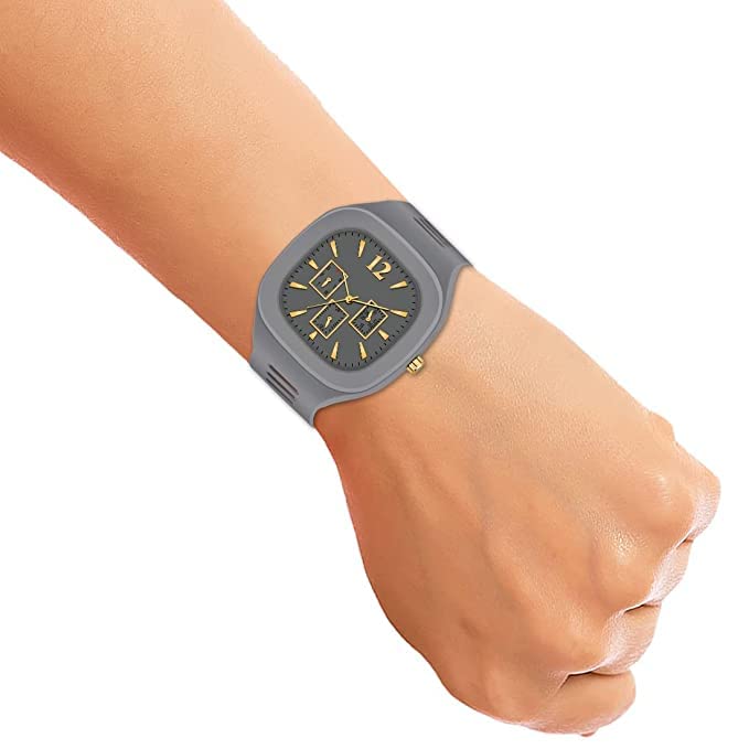 Image of SELLORIA Square Shape Analog Silicon Strap Stylish Designer Watch Kids Watch for Boys