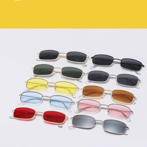 Lunettes de luxe rétro à montures métalliques haute finition
