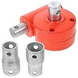 Efficacité manuelle : le kit d'enrouleur de film pour serre à manivelle permet un contrôle simple et précis de votre dispositif d'enroulement, offrant un accès direct pour faciliter l'entretien de la serre, l'ouverture des fenêtres et le système d'enroulement de film à turbine