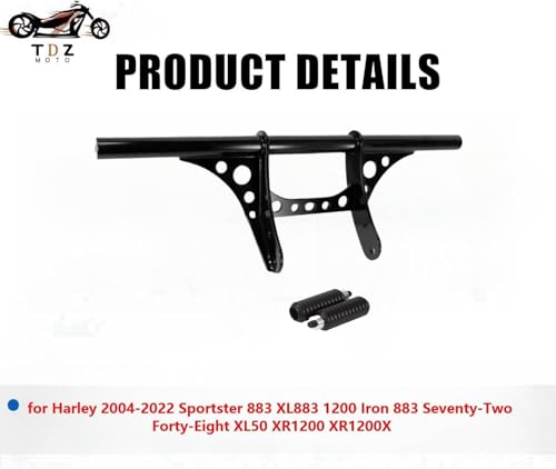 Image of 1-1 /4 inch Front Engine Guard Crash Bar Highway Peg for Harley 2004-2022 Sportster 883 XL883 1200 Iron 883 Seventy-Two Forty-Eight XL50 XR1200 XR1200X