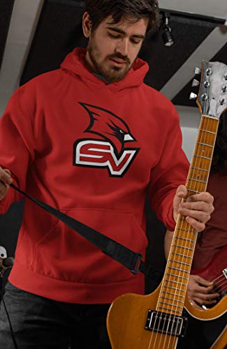 CreateMyTee | Saginaw Valley SV Two Color Hooded Sweatshirt |2