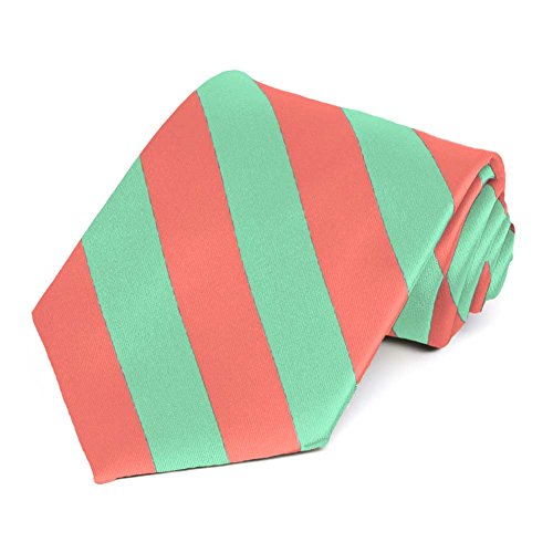 Image of tiemart Men's Striped Tie Standard Length