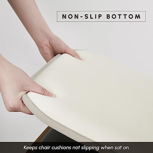 Fundas de cojín para silla que no se deslizan, la solución con espuma viscoelástica para asientos duros 8