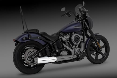 Harley 2025 softail, 4.5" slip-on Mufflers fits only narrow tire models (requires end-cap sold separately) (CHROME)