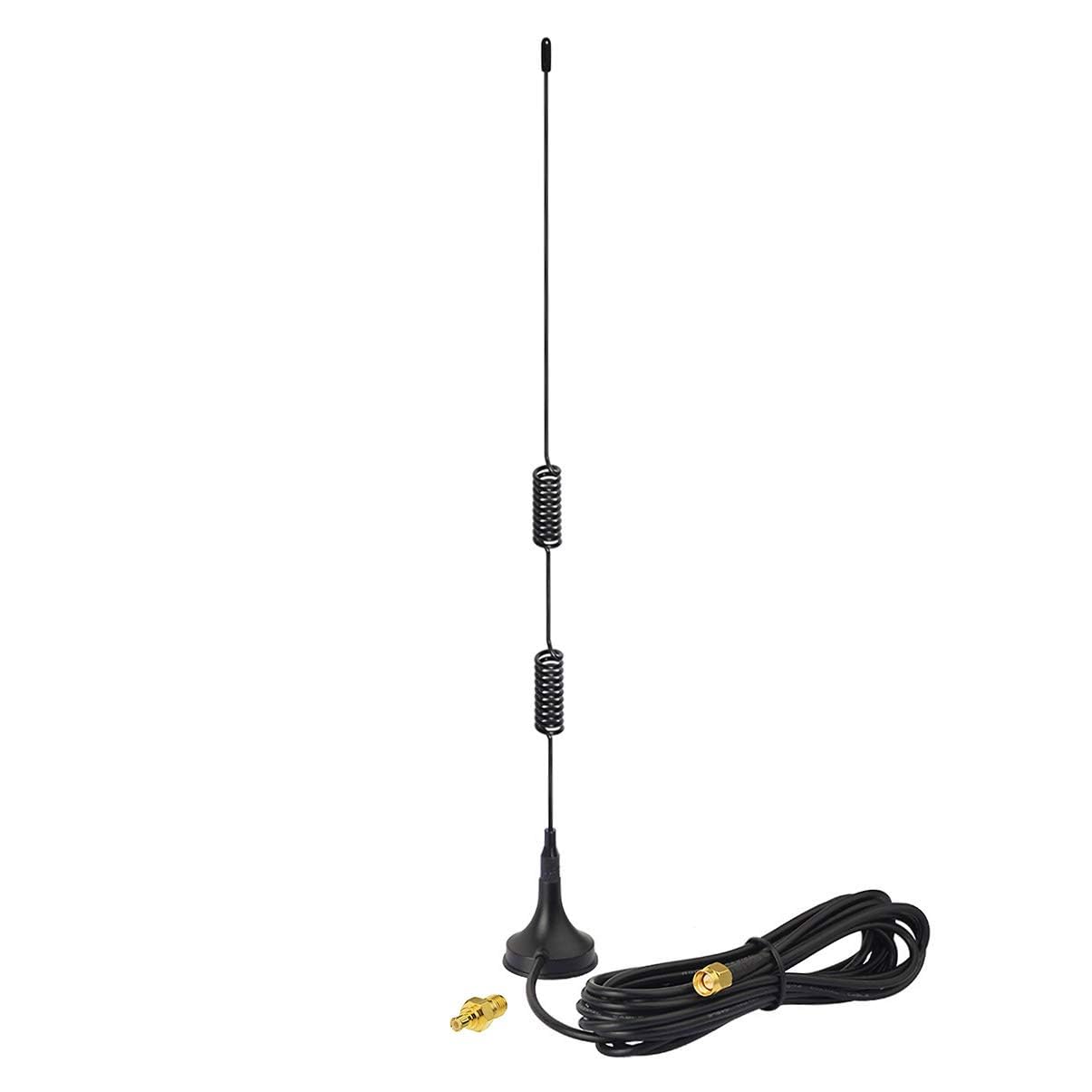 Bingfu Antenna RTL SDR Bibanda 978MHz 1090MHz 7dBi Base Magnetica SMA Maschio MCX per Ricevitore ADS-B Aviazione Radio Definito Software RTL SDR Ricevitore Sintonizzatore Dongle USB Stick