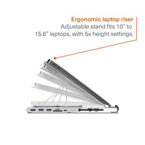 Hub 7 en 1 Unite FlexMate con soporte portátil plegable y HDMI 4