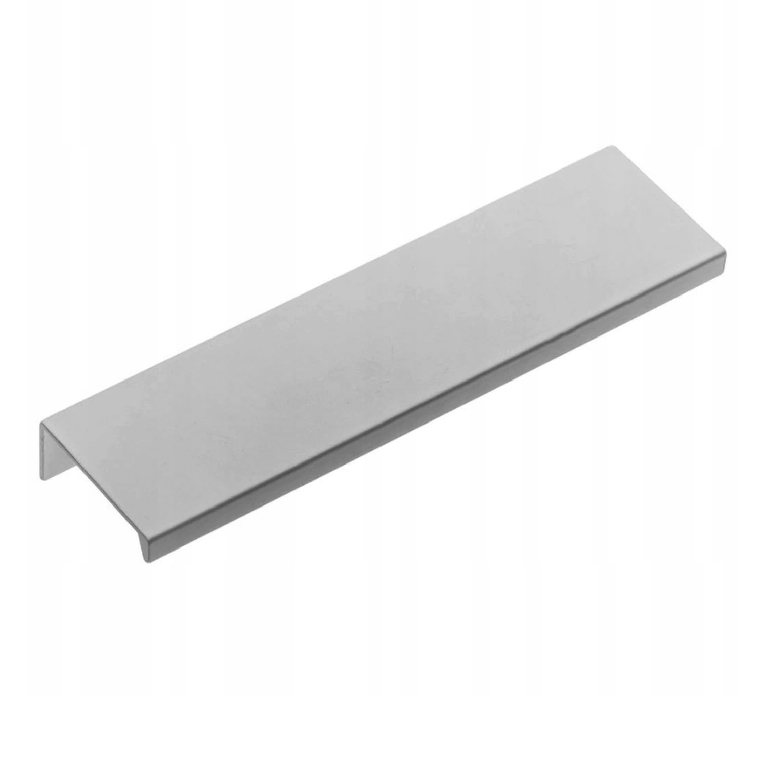 B2C Edge Mounted Cabinet Door Pull Trim Profile HEXI Handles for Kitchen Bedroom Bathroom Drawer Opener Modern Slim (Aluminium, 192mm Hole centres - 225mm Overall)