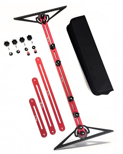 TANYO Stair Tread Template Tool, 8" to 60" Aluminum Stair