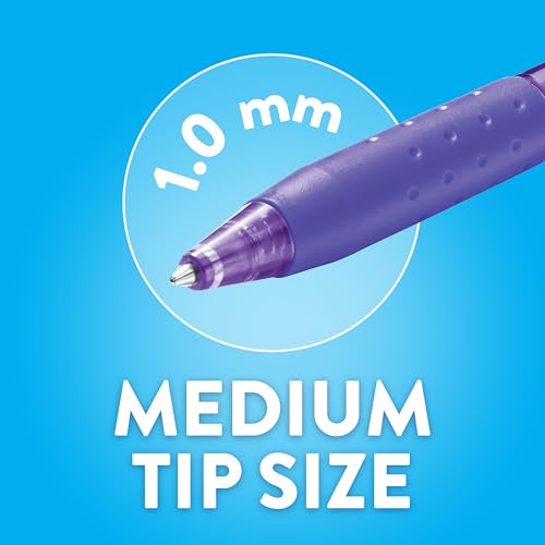Paper Mate InkJoy 300RT Retractable Kugelschreiber | mittlere Spitze (1,0 mm) | Schwarz | 8 Stück