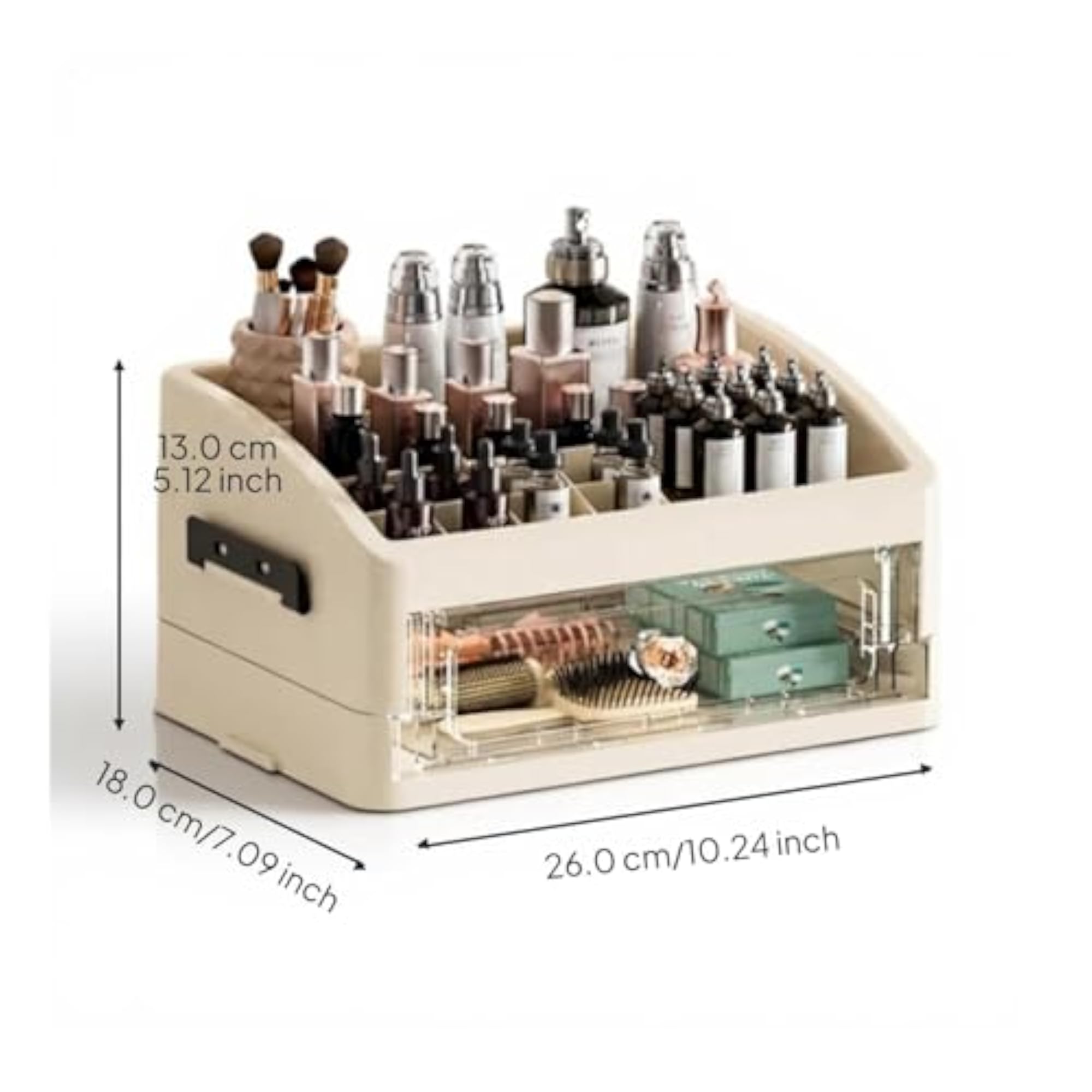 Makeup Organizer, Multitier Storage Box for Vanity