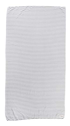 Bersuse 100% Cotton Malibu Turkish Towel - 37X70 Inches, Silver Gray #TOP4
